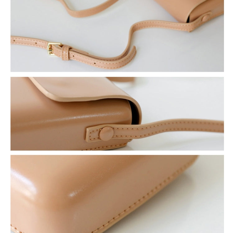 Fashion Versatile Vertical Models Single Shoulder Crossbody Mobile Phone Bag, Color: Apricot - Single-shoulder Bags by buy2fix | Online Shopping UK | buy2fix