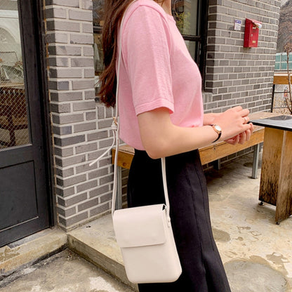 Fashion Versatile Vertical Models Single Shoulder Crossbody Mobile Phone Bag, Color: Apricot - Single-shoulder Bags by buy2fix | Online Shopping UK | buy2fix