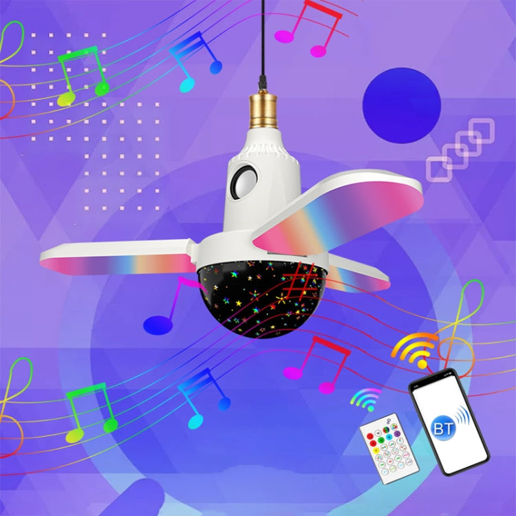 ZSCPH-001 40W Multifunctional Bluetooth RGB Colorful Three-Leaf Music Atmosphere Light, Size: L (Magic Ball) - Smart Light Bulbs by buy2fix | Online Shopping UK | buy2fix