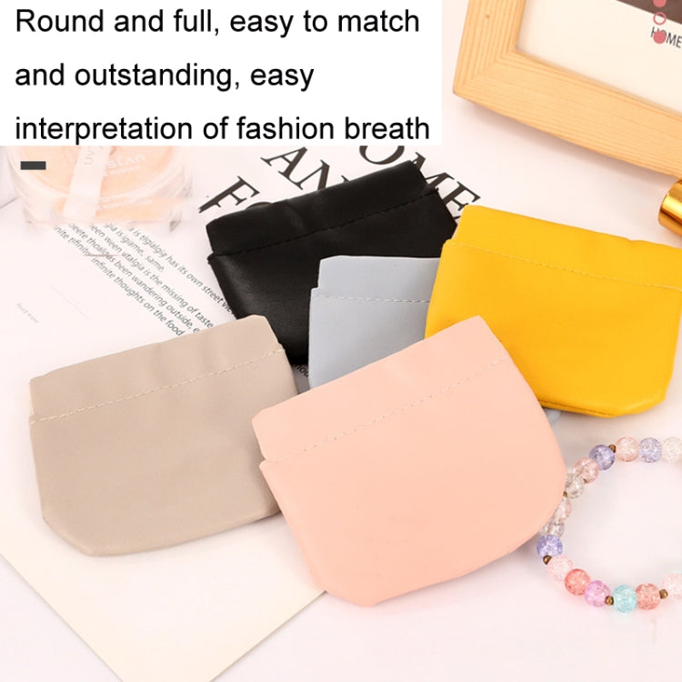 Portable Lipstick PU Case Mini Coin Cases Headphones Bag(Light Gray) - Digital Storage Bag by buy2fix | Online Shopping UK | buy2fix