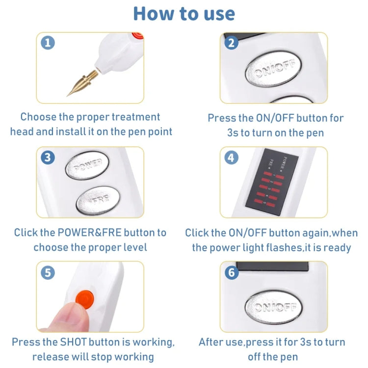 Spot Mole Pen Spot Removal Instrument Home Beauty Instrument, Spec: US  Plug -in Model(Golden) - Beauty Instrument by buy2fix | Online Shopping UK | buy2fix