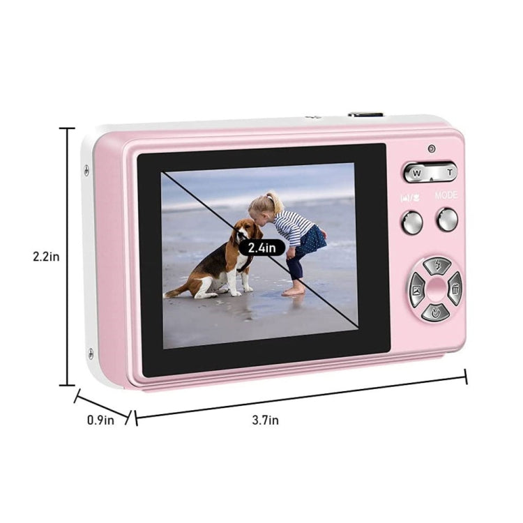 2.4 Inch IPS Screen 40 Million Pixel Digital Camera 16X Digital Zoom Video Macro Portable Camera(Black Standard) - Children Cameras by buy2fix | Online Shopping UK | buy2fix