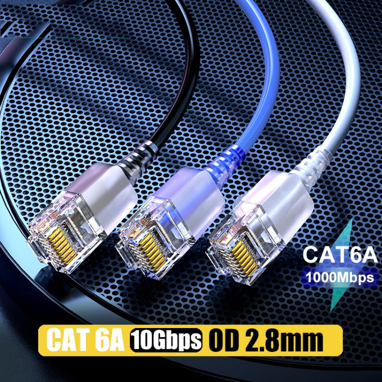 SAMZHE Cat6A Ethernet Cable UTP Network Patch Cable 15m(Black) - Lan Cable and Tools by SAMZHE | Online Shopping UK | buy2fix