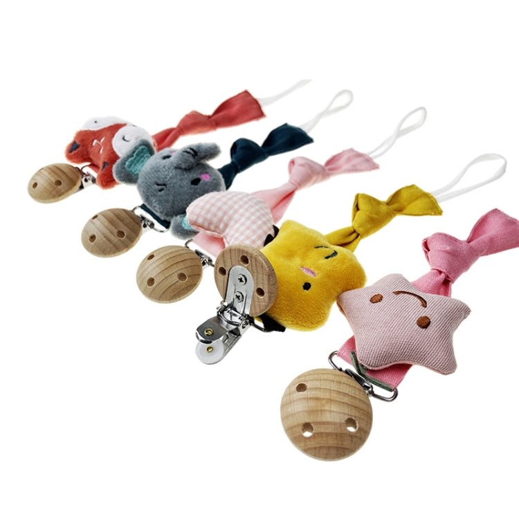 Animal Head Pacifier Chain Newborn Pacifier Clip, Style: Rabbit - Cups & Silicone Nipple by buy2fix | Online Shopping UK | buy2fix