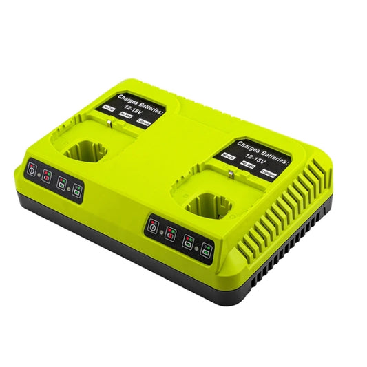 For RYOBI P108 / P117 12-18V Lithium Nickel Battery Dual Port Charger, Plug: AU - Electric Saws & Accessories by buy2fix | Online Shopping UK | buy2fix