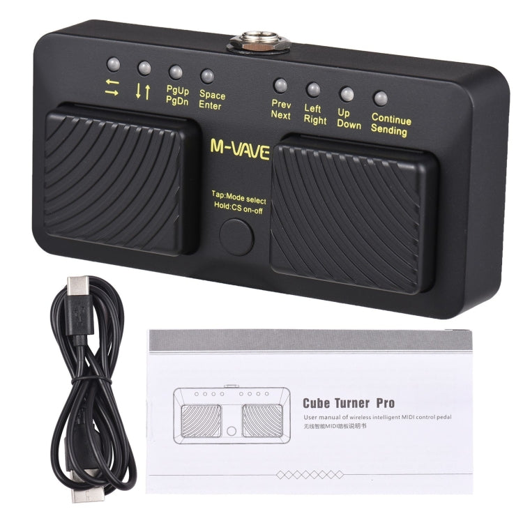 M-VAVE CUBE TURNER PRO Electric Guitar Effect Loop Bluetooth Spectrometer Controller - Guitar Tuner Accessories by M-VAVE | Online Shopping UK | buy2fix