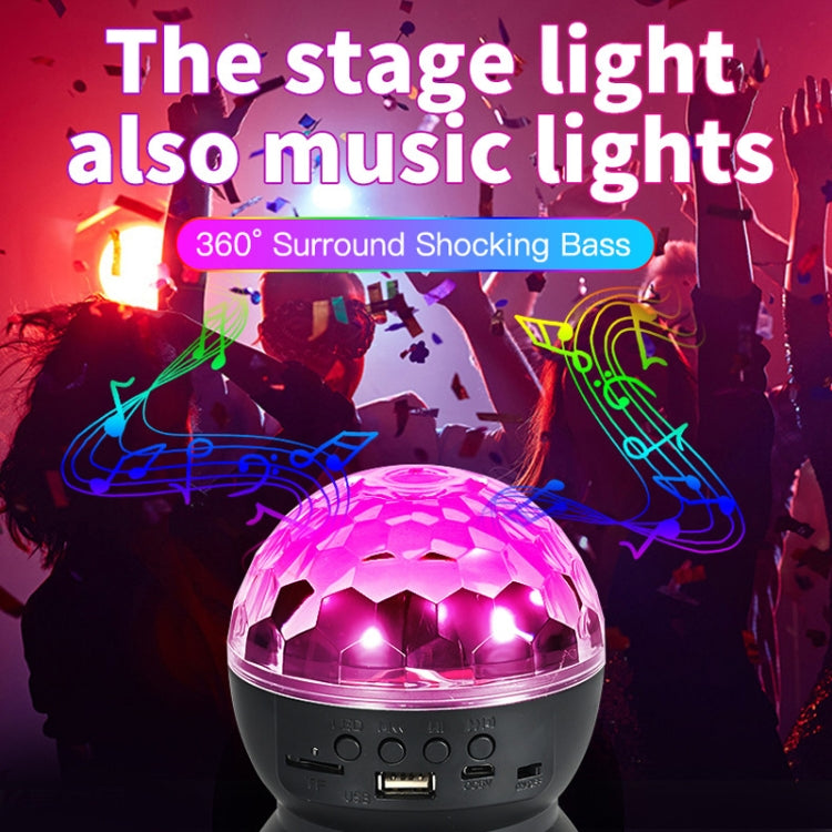 Home LED Magic Ball Lights Bounce Ambient Lamps Room Sound Lights Balls, Color: Charging Model White(RGB Colorful 5W) - Stage Lighting by LIXINCORDA | Online Shopping UK | buy2fix