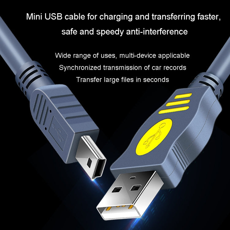 JINGHUA USB2.0 To T-Port Connection Cable MINI5Pin Data Hard Disk Cable, Length: 1.2m - USB Cable by JINGHUA | Online Shopping UK | buy2fix