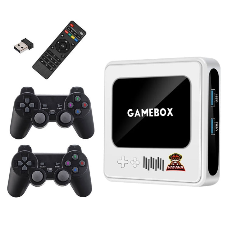 G10 GAMEBOX TV Box Dual System Wireless Android 3D Home 4K HD Game Console Support PS1 / PSP, Style: 256G 60,000+ Games (White) - Pocket Console by buy2fix | Online Shopping UK | buy2fix