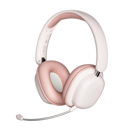 SOYTO SY-T1 Wireless Headset Bluetooth Gaming Headset With Plug Play Microphone(Pink) - Headset & Headphone by SOYTO | Online Shopping UK | buy2fix