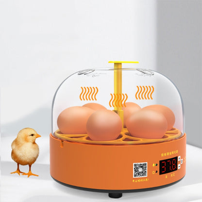 6-Eggs Small Household Experimental Children Smart Chicken Incubators, Spec: Dual-electric Automatic EU Plug - Incubators by buy2fix | Online Shopping UK | buy2fix