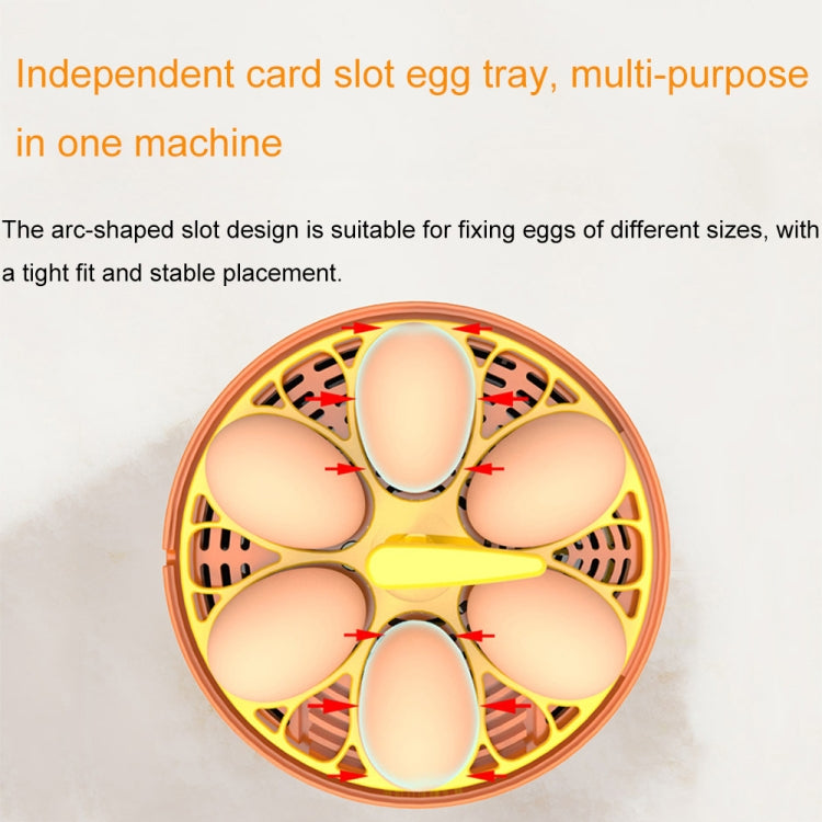 6-Eggs Small Household Experimental Children Smart Chicken Incubators, Spec: Automatic EU Plug - Incubators by buy2fix | Online Shopping UK | buy2fix