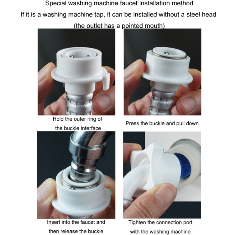 Fully Automatic Washing Machine Water Inlet Hose Adapter, Length: 2m - Washing Machines & Accessories by buy2fix | Online Shopping UK | buy2fix