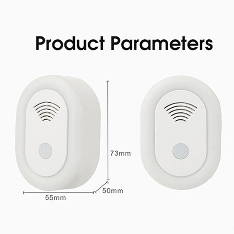 Adjustable Night Light Ultrasonic Mosquito Repeller Mini Home Electronic Mouse Repeller, Spec: AU Plug(White) - Repellents by buy2fix | Online Shopping UK | buy2fix