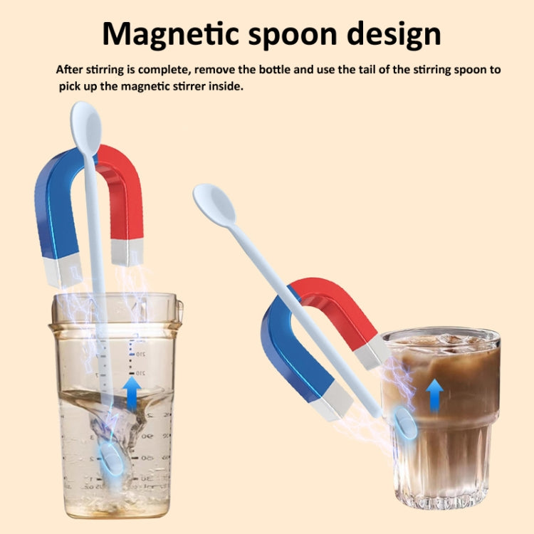 10000rpm/Min Magnetic Levitation Electric Coffee Stirrer Milk Shaker With Cup Gift Box(White) - Coffee Tools by buy2fix | Online Shopping UK | buy2fix