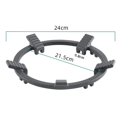 Gas Stove Anti-Slip Rack Cast Iron Anti-Slip Wok Support Ring(Black) - Kitchen Machine Accessories & Parts by buy2fix | Online Shopping UK | buy2fix