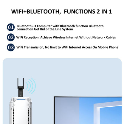 COMFAST CF-943F 900Mbps Wifi6 Bluetooth Network Card 2.4G/5G USB Adapter - USB Network Adapter by COMFAST | Online Shopping UK | buy2fix