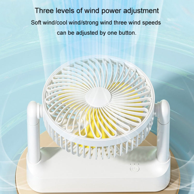 Portable Retractable USB Home Desktop Fan Large Wind Power Outdoor Ceiling Fan, Model: Charging Model - Electric Fans by buy2fix | Online Shopping UK | buy2fix