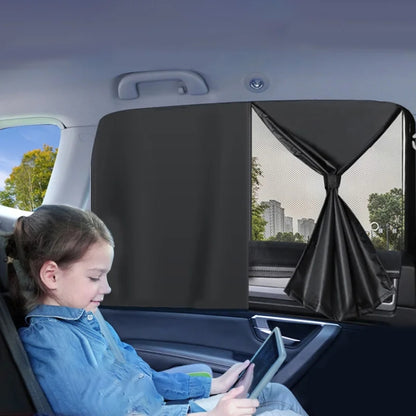 Car Magnetic Summer Sun Protection Insulating Privacy Curtain, Specification: Co-pilot Arc - Window Foils & Solar Protection by buy2fix | Online Shopping UK | buy2fix