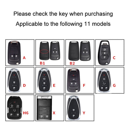 For Chevrolet Car Key Cover Multifunctional Keychain Anti-lost Number Plate, Style: B1 - Car Key Cases by buy2fix | Online Shopping UK | buy2fix