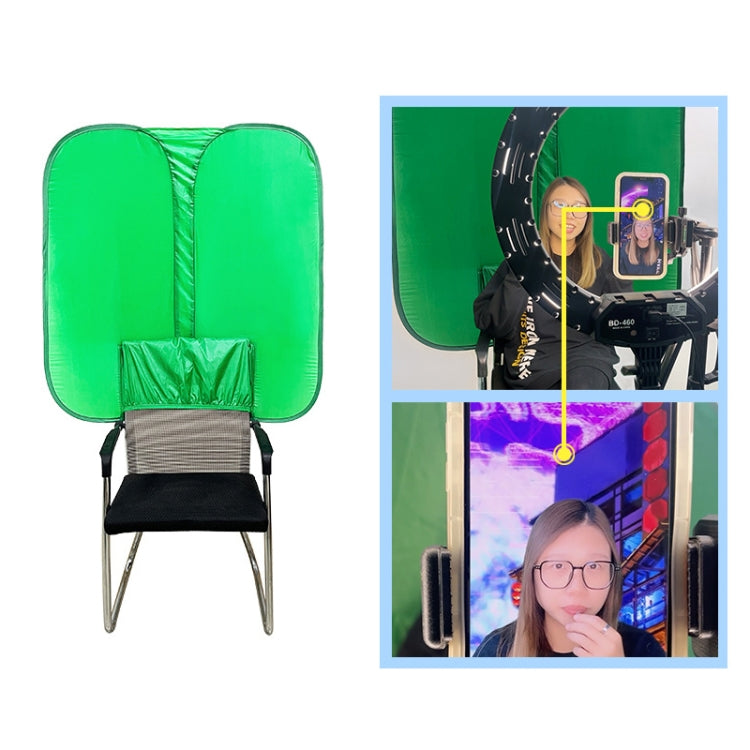 Live E-sports Double-sided Background Cutout Green Screen For Chair(0.42kg) - Solid Color by buy2fix | Online Shopping UK | buy2fix