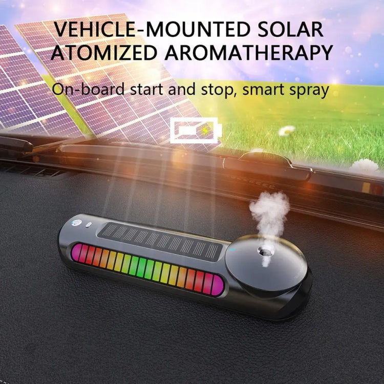 Solar Car Smart Spray Aromatherapy Machine Parking Sign(Gray) - Air Freshener by buy2fix | Online Shopping UK | buy2fix