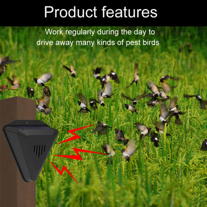 N911Q Solar Bird Repeller Orchard And Fish Pond Animal Repellent(Black) - Outdoor Insect Repellent by buy2fix | Online Shopping UK | buy2fix