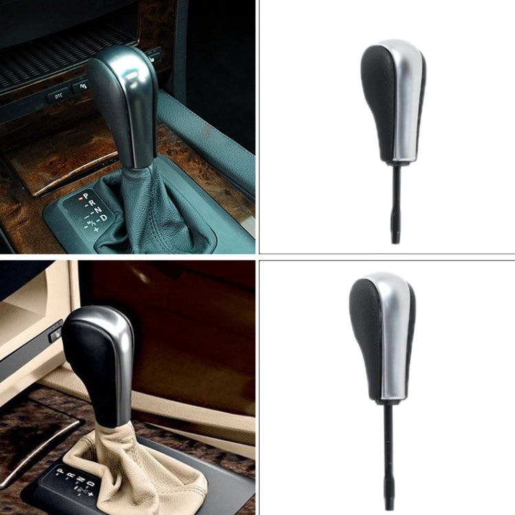 For BMW E Chassis Gear Lever Head, Universal For Left And Right Driving, Style: 1/3 Series Z4 Round Head Silver - Shift Knob by buy2fix | Online Shopping UK | buy2fix