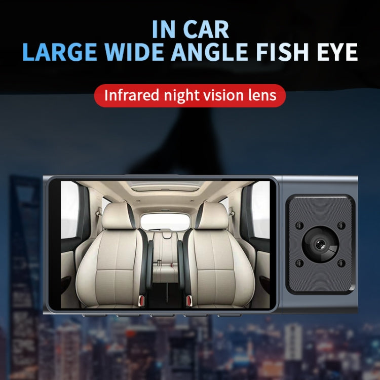 3 Camera Lens 3-inch IPS Screen WiFi Car Dash Cam 1080P Night Vision Dash Camera for Cars 32G - Car DVRs by buy2fix | Online Shopping UK | buy2fix