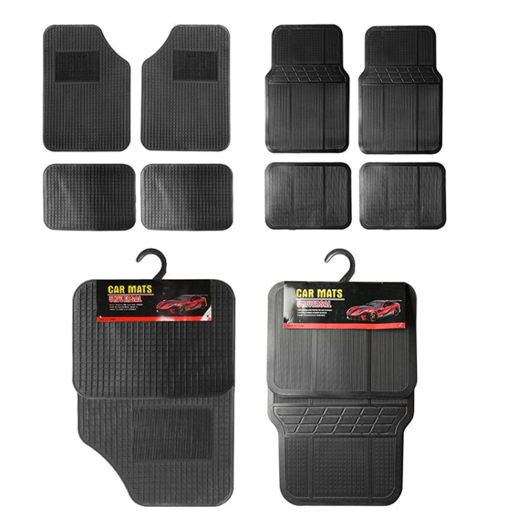 4pcs/Set Car PVC Anti-slip Waterproof Durable Floor Mats(Square) - Floor Mats by buy2fix | Online Shopping UK | buy2fix