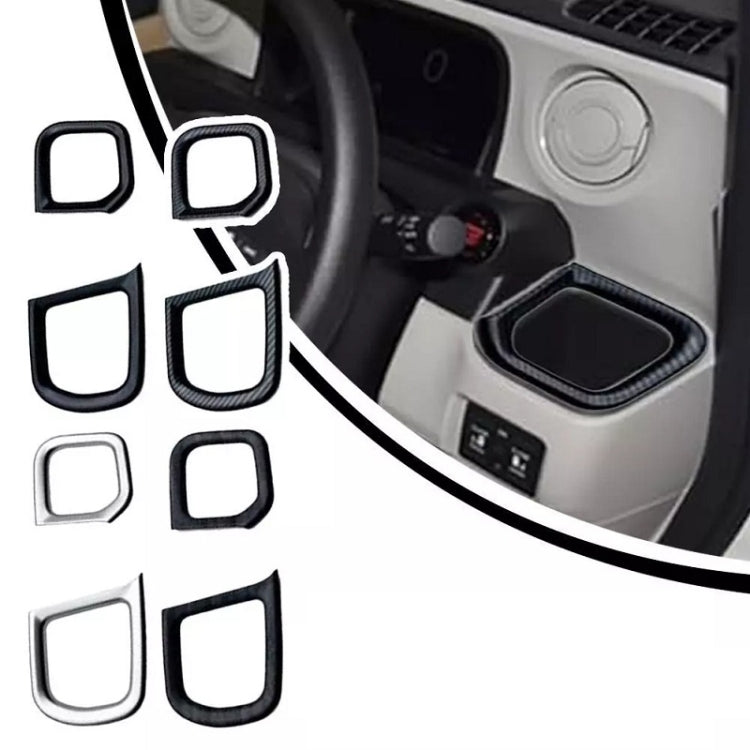 For Honda 2023 N-box JF5/JF6 Right-hand Drive Cup Holder Decorative Frame Patch(Blackwood) - Car Interior Mouldings by buy2fix | Online Shopping UK | buy2fix