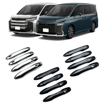 For Toyota 2022 Noah/Voxy 90 Series Right Hand Drive Door Handle Protection Cover Patch(Carbon Fiber) - Decorative Strip by buy2fix | Online Shopping UK | buy2fix