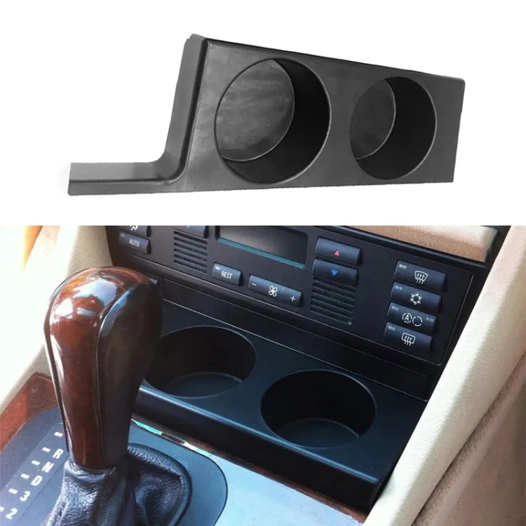 For BMW 5 Series E39/528i/530i/M5 Left-hand Drive Car Central Control Cup Holder, Color: Black - Car Drink Holders by buy2fix | Online Shopping UK | buy2fix