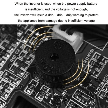 2600W/12V24V Convert To 220V Dual Voltage Modified Sine Wave Inverter - Modified Square Wave by buy2fix | Online Shopping UK | buy2fix