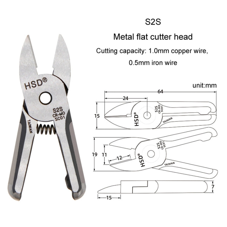 HSD S2S Pneumatic Scissor Blade Cutting Metal Plastic Model Shears Tool - Burin &Cutting Knife by HSD | Online Shopping UK | buy2fix