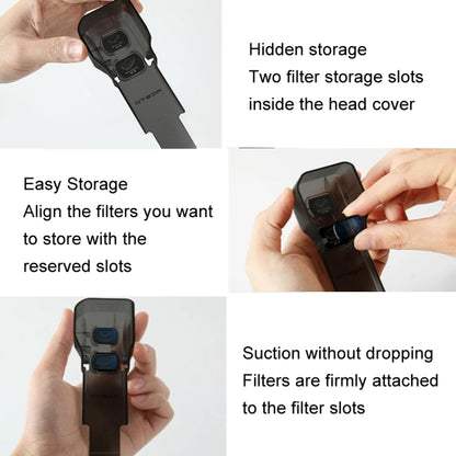 For DJI OSMO Pocket 3 RCSTQ Transparent Protective Case Global Anti-Dislodgement Strap Storage Shell - Case & Bags by RCSTQ | Online Shopping UK | buy2fix