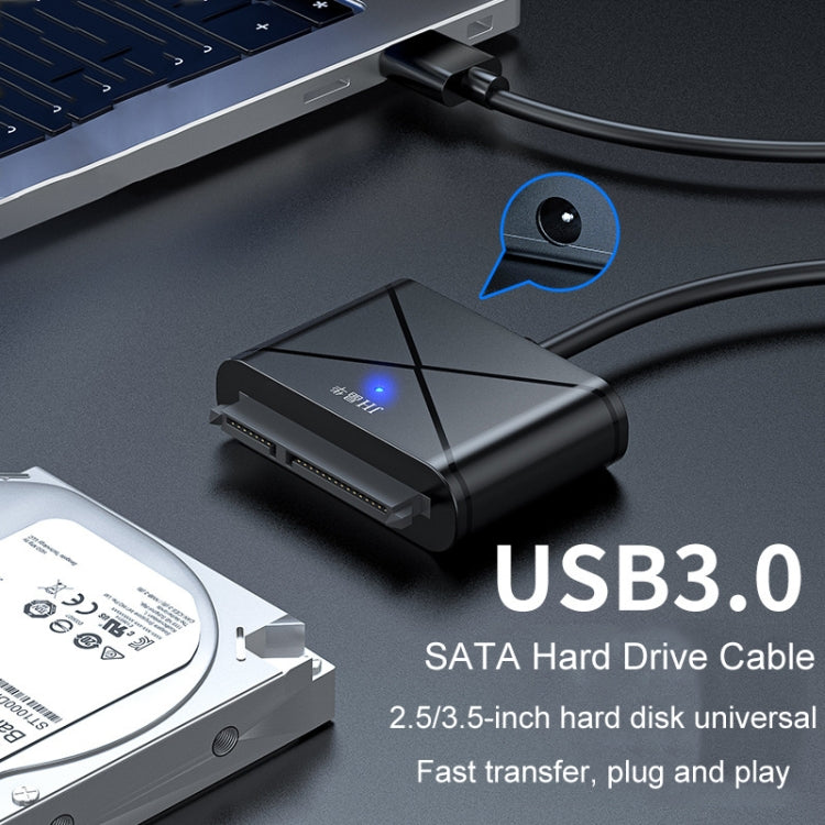 JINGHUA USB3.0 To SATA HDD Adapter Cable For 2.5/3.5 Inch External HDD SSD Hard Drive(30cm) - eSATA & SATA & IDE by JINGHUA | Online Shopping UK | buy2fix