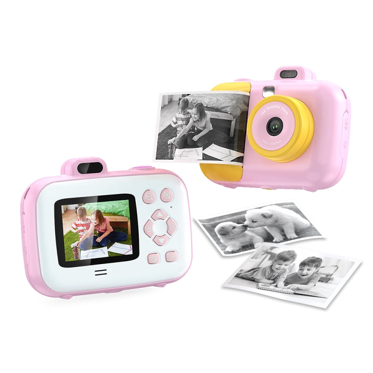 2.4-Inch Smart Digital Kids Thermal Printing Camera With Printing Paper, Color: 503AF Pink Focus - Children Cameras by buy2fix | Online Shopping UK | buy2fix