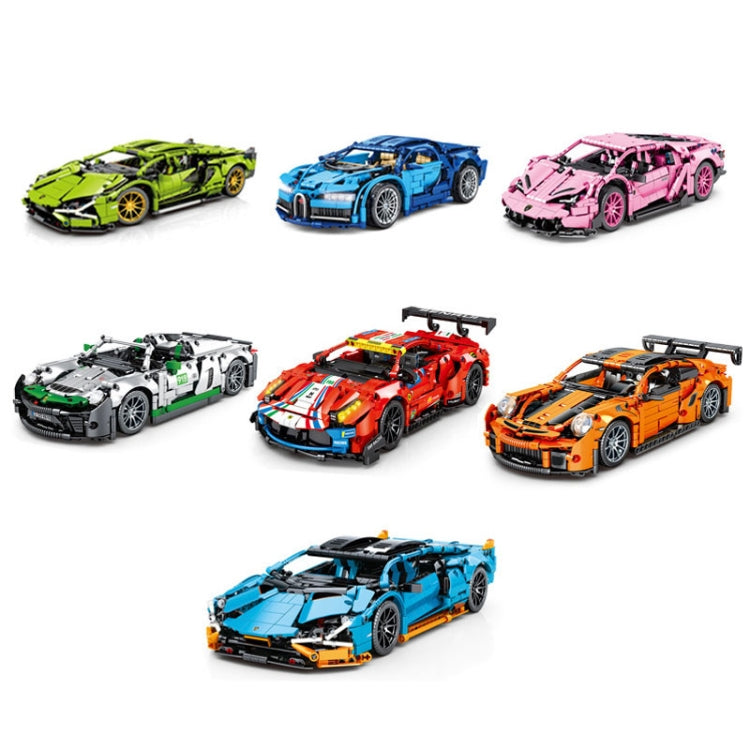 SEMBO 8602 1:14 Sports Racing Car Model Building Blocks Puzzle Assembly Children Toy - Building Blocks by SEMBO | Online Shopping UK | buy2fix