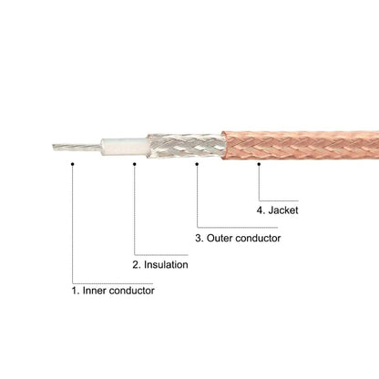 15cm RF Coaxial Cable BNC Male To SMB Female RG316 Adapter Extension Cable - Connectors by buy2fix | Online Shopping UK | buy2fix