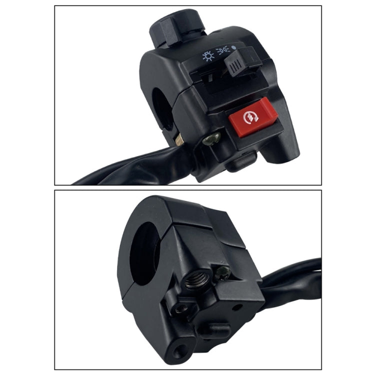 For Storm Taizi 150 Motorcycle Left And Right Handlebar Switch Assembly(Black) - Grips by buy2fix | Online Shopping UK | buy2fix