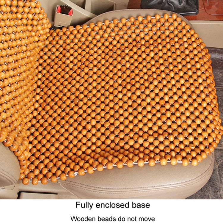 Car Wood Beaded Cushion Universal Car Seat Cover Summer Interior Supply(Red) - Seat Accessories by buy2fix | Online Shopping UK | buy2fix