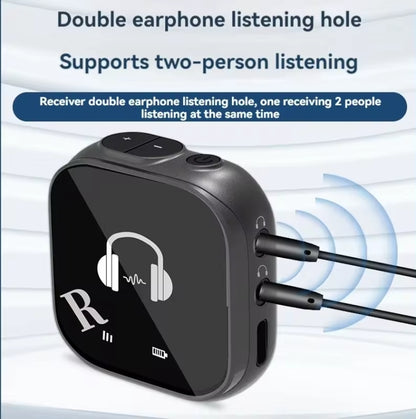 5.8G  Wireless In-ear Monitor System Support Dual-Earphone Monitoring One To One - Microphone by buy2fix | Online Shopping UK | buy2fix