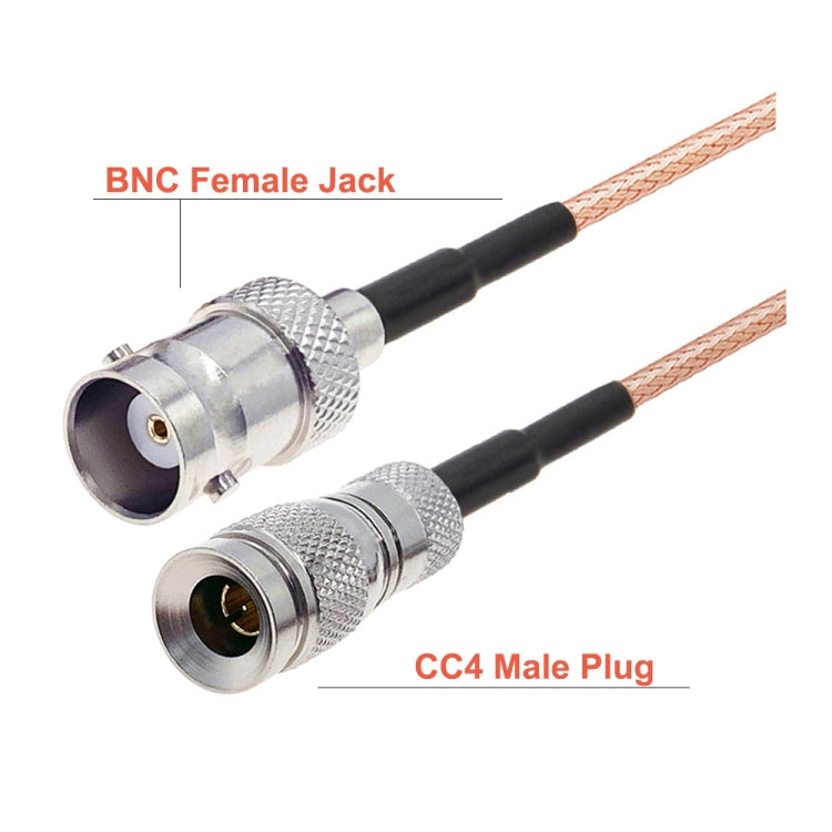 50cm CC4 Male To BNC Female Cable RG179 RF Adapter Wire - Connectors by buy2fix | Online Shopping UK | buy2fix