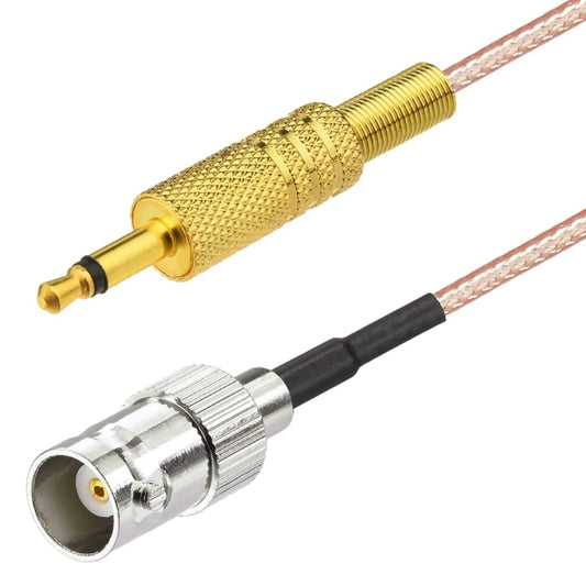 20cm BNC Female To 3.5mm Male Stereo Adapter Coaxial Power Audio RG316 Cable - Connectors by buy2fix | Online Shopping UK | buy2fix