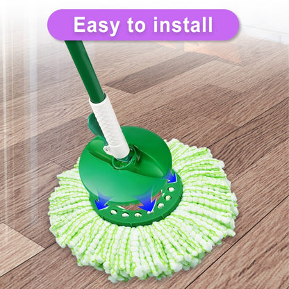 For Libman Tornado Spin Mop Microfiber Mop Pad Replacement Parts(Green) - Handheld Cleaner & Mops by buy2fix | Online Shopping UK | buy2fix