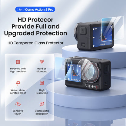 For DJI Osmo Action 5 Pro aMagisn 9H Hardness Tempered Glass Set Package A -  by aMagisn | Online Shopping UK | buy2fix