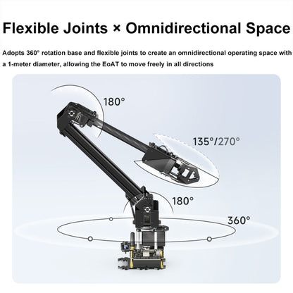 Waveshare 25118 RoArm-M2-S Desktop Robotic Arm Kit, Based On ESP32, 4-DOF(EU Plug) - Modules Expansions Accessories by Waveshare | Online Shopping UK | buy2fix