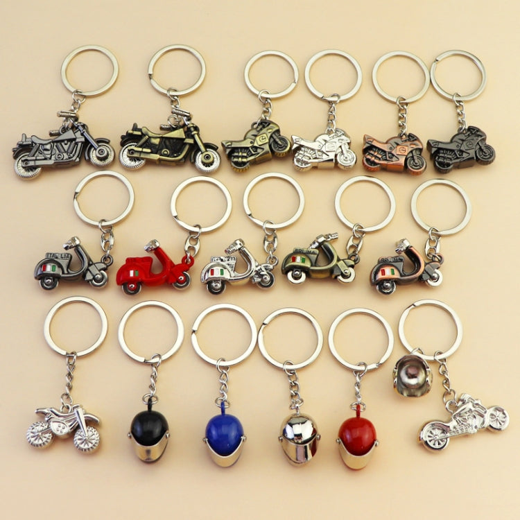 Simulation Cool Motorcycle Keychain Metal Decoration Pendant, Style: X-231 Sliver - Key Rings by buy2fix | Online Shopping UK | buy2fix