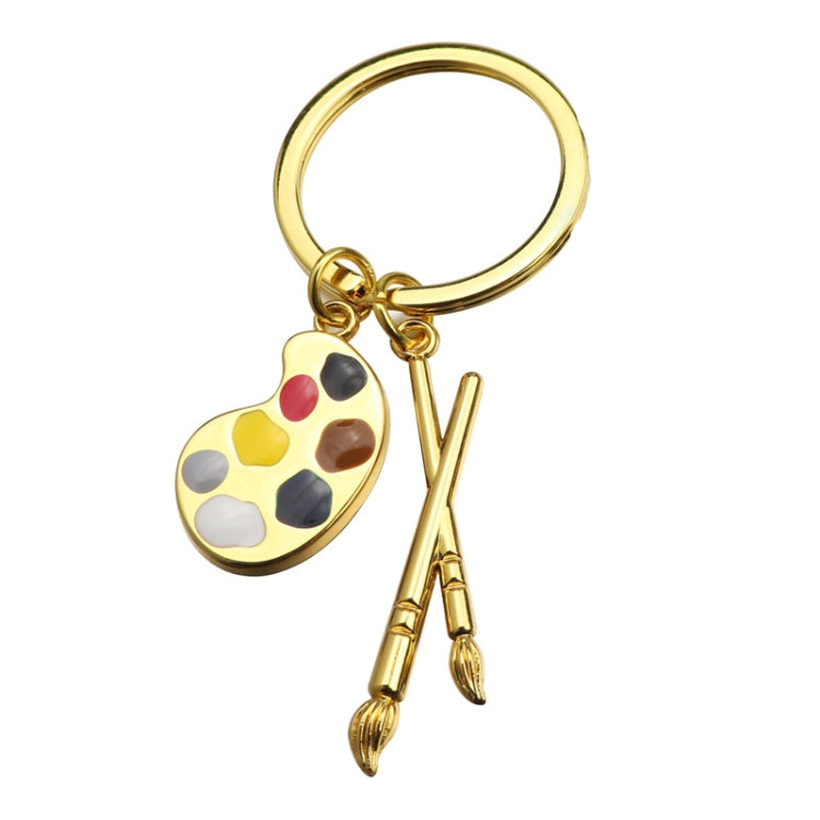 Mini Metal Drawing Board Keychain Bookbag Decorative Pendant, Color: Gold - Key Rings by buy2fix | Online Shopping UK | buy2fix